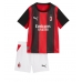 AC Milan Christopher Nkunku #18 Kotipaita Lapsille 2026-27 Lyhythihainen (+ shortsit)