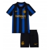 Inter Milan Alessandro Bastoni #95 Kotipaita Lapsille 2026-27 Lyhythihainen (+ shortsit)
